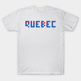 Pixel Hockey City Quebec 1995 Retro T-Shirt